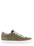 Brunello Cucinelli Monile Embroidery Suede Sneaker — Gray