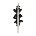 Simone Rocha Petite Bow Flower Hair Clips — Black