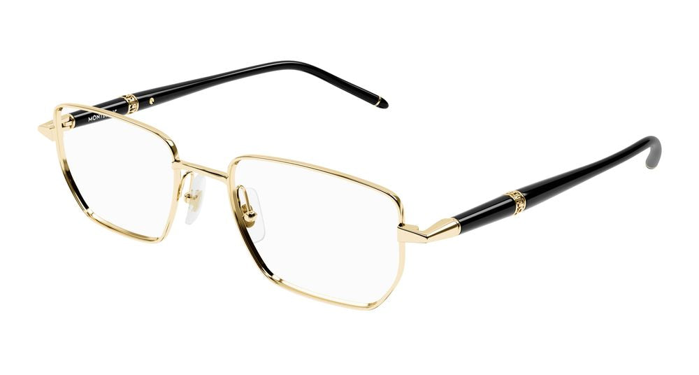 Montblanc MB0347O Metal Frame Eyeglasses — Gold