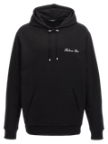 Balmain Logo-Embroidered Cotton Hoodie — Black