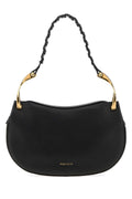 Alexander McQueen Twisted Handle Shoulder Bag — Black