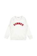 Orlebar Brown Towelling Graphic Sweatshirt — White