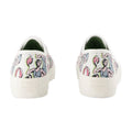 Maison Kitsune Dancing Girls Canvas Sneaker — White