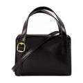 Coperni Structured Calfskin Top Handle Bag — Black