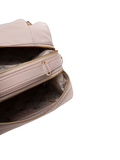 Liu Jo Quilted Polyester Satchel — Beige