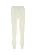 Bottega Veneta Stretch Wool Blend Joggers — White