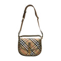 Bandolera Burberry B Clip — Beige