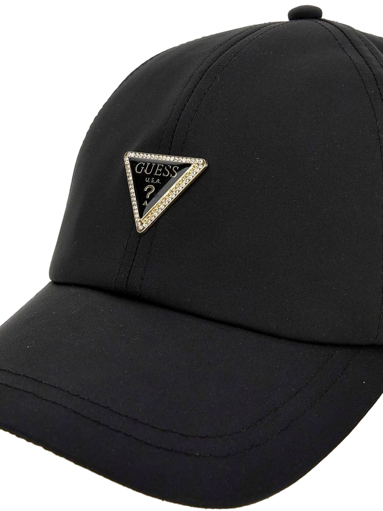 Guess AW5396 Logo-Embellished Baseball Cap — Black