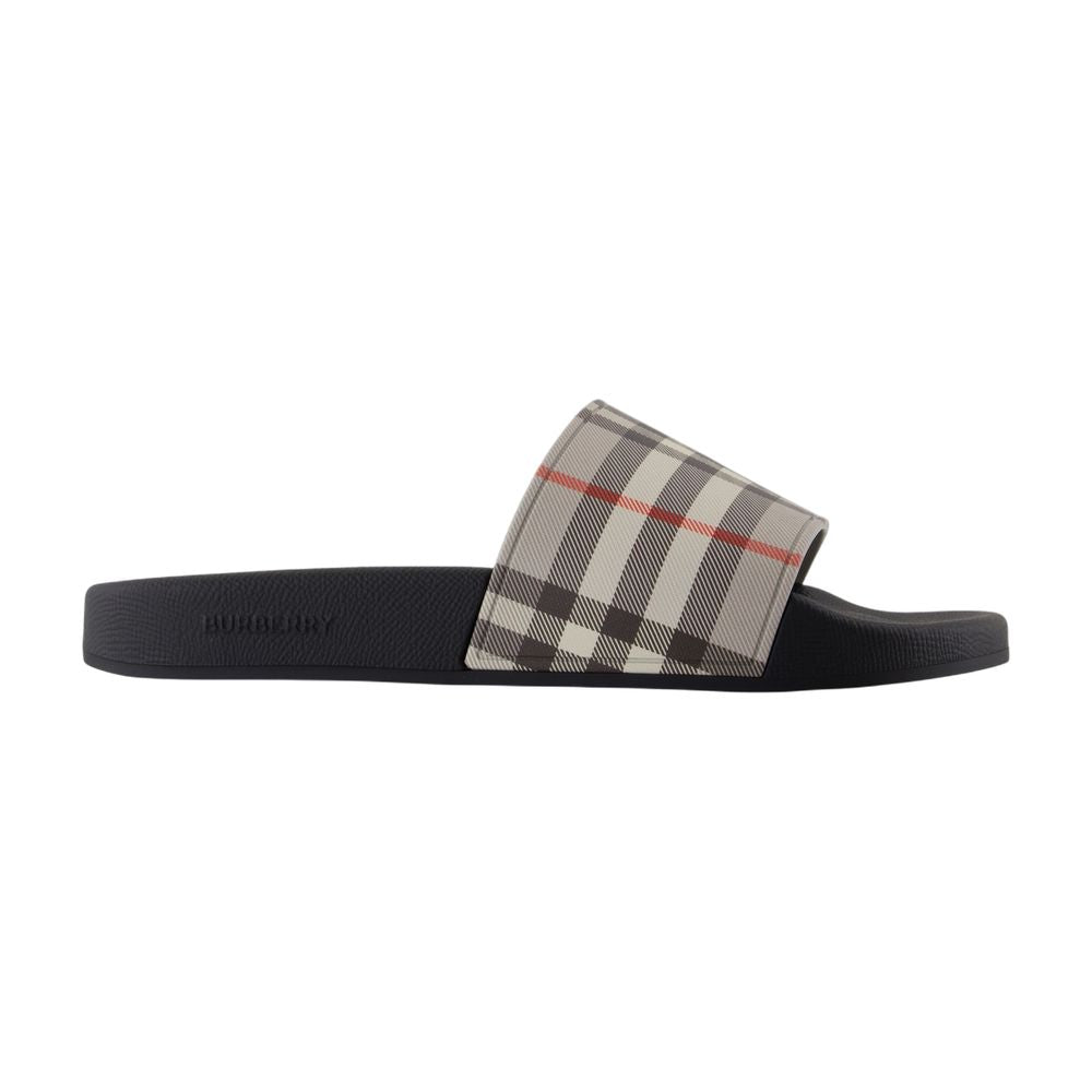 Burberry Furley Slide — Gray