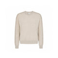 Brunello Cucinelli Cashmere-Silk Knit Sweatshirt — Beige