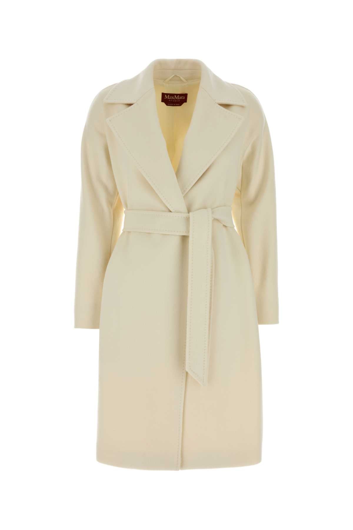 Mm Studio Coat — White