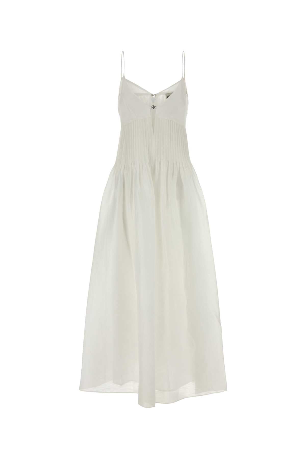 Tory Burch Linen Dress — White