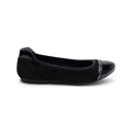 Hogan Sequinned Ballet Flat — Black