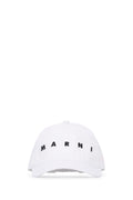 Marni Kids MF51B Logo-Embroidered Baseball Cap — White