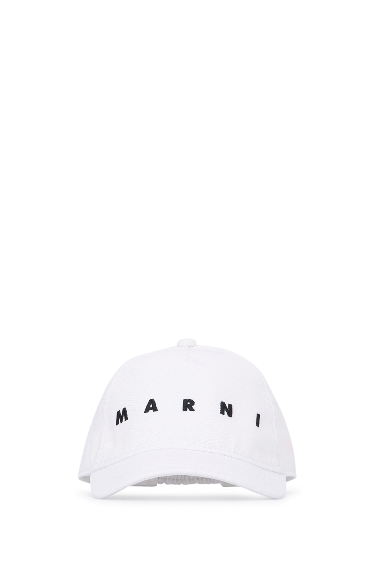 Marni Kids MF51B Logo-Embroidered Baseball Cap — White