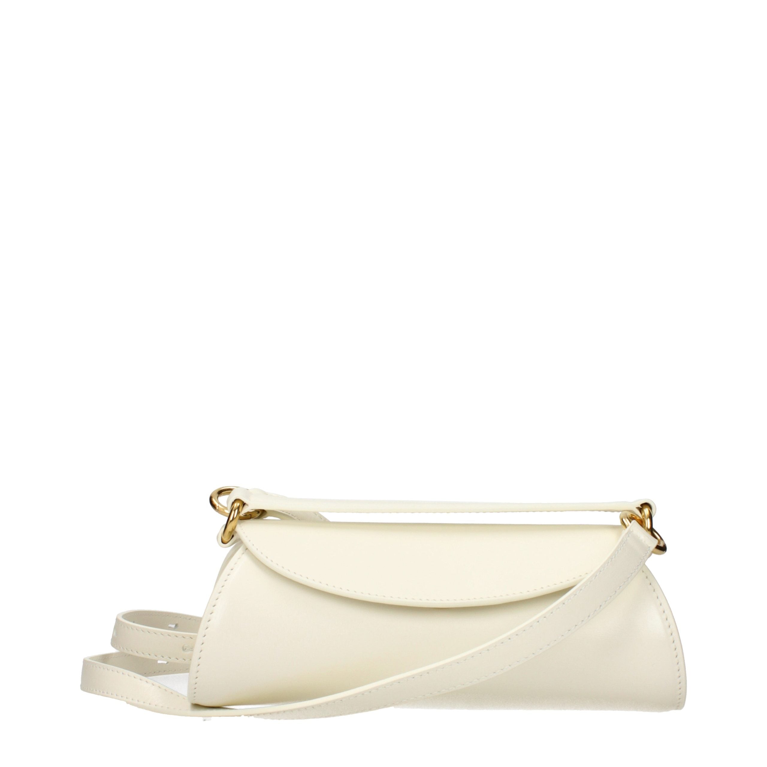 Jil Sander Leather Shoulder Bag — Beige