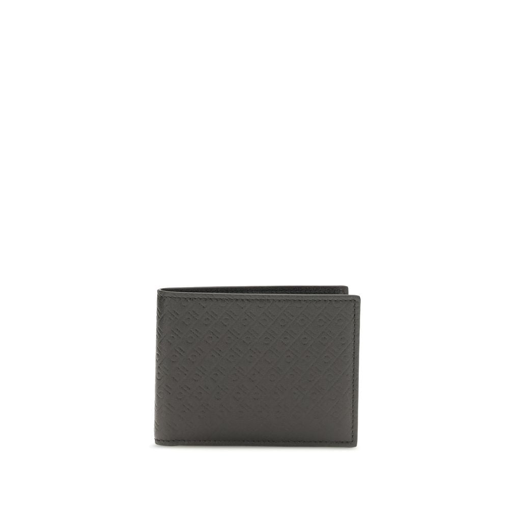 Ferragamo Calf Leather Wallet — Black