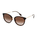 Burberry BE4289D300213 Round Tortoiseshell Sunglasses — Brown