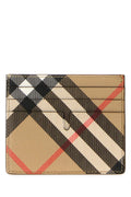 Burberry Tall Card Case — Beige