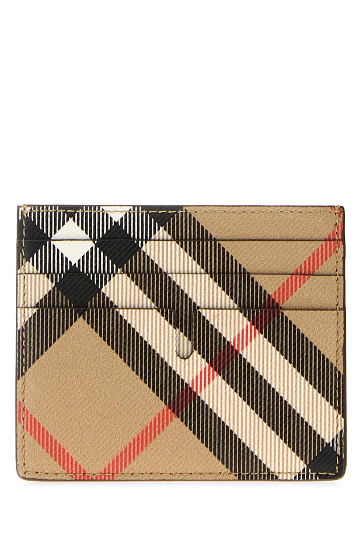 Burberry Tall Card Case — Beige