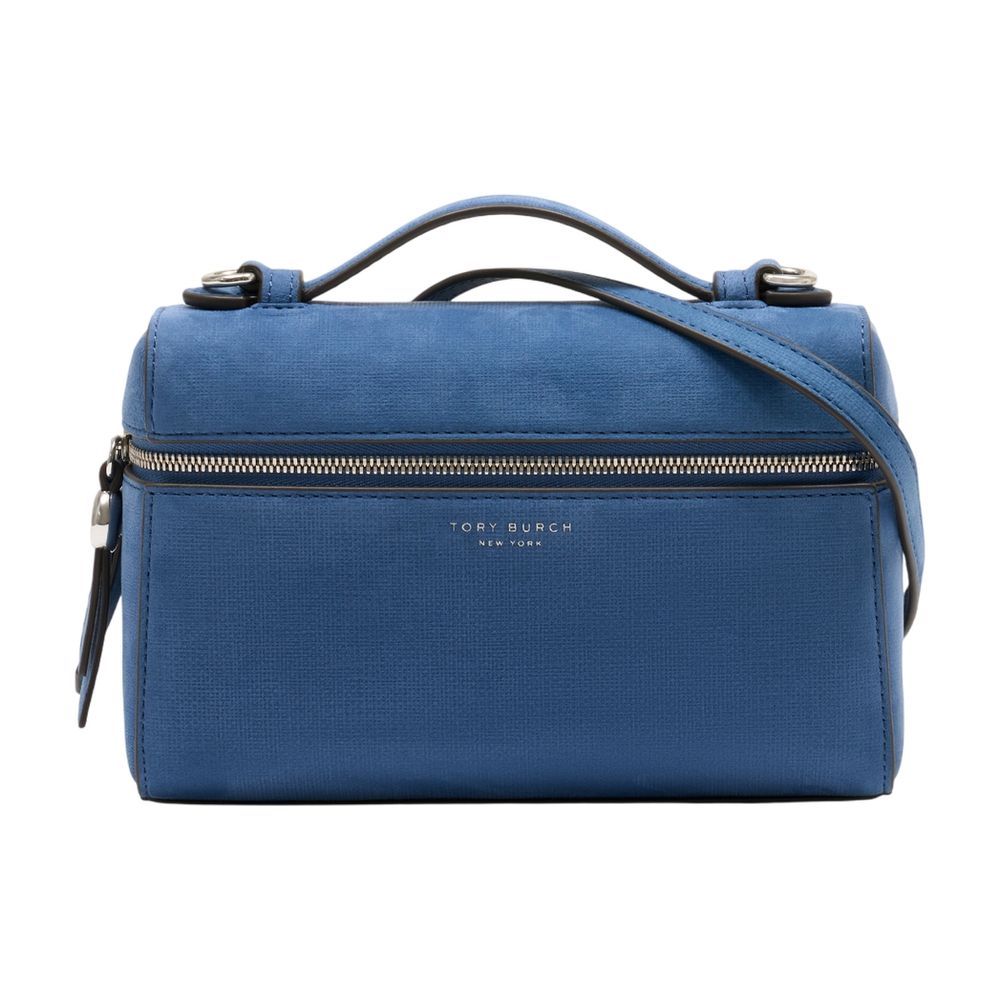 Tory Burch Romy Slim Top Handle Bag — Blue