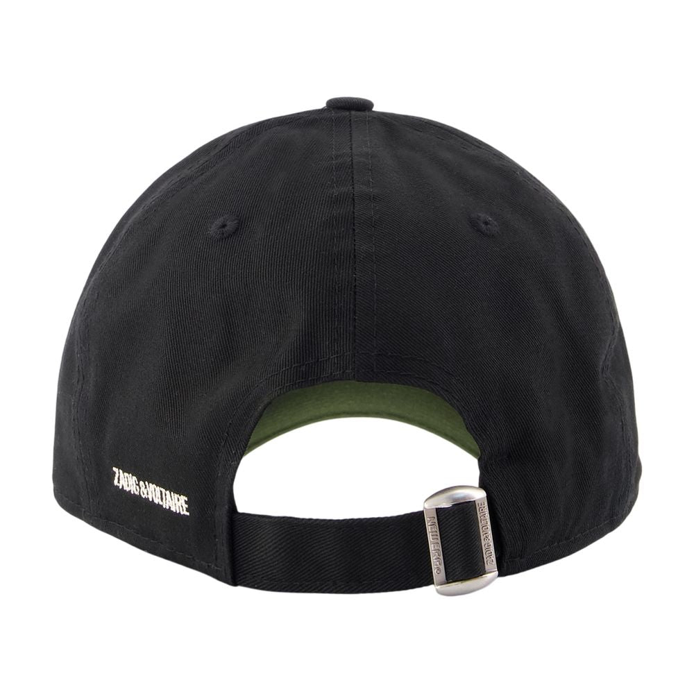 Zadig & Voltaire OWHT01158-011 Cotton Baseball Cap — Black
