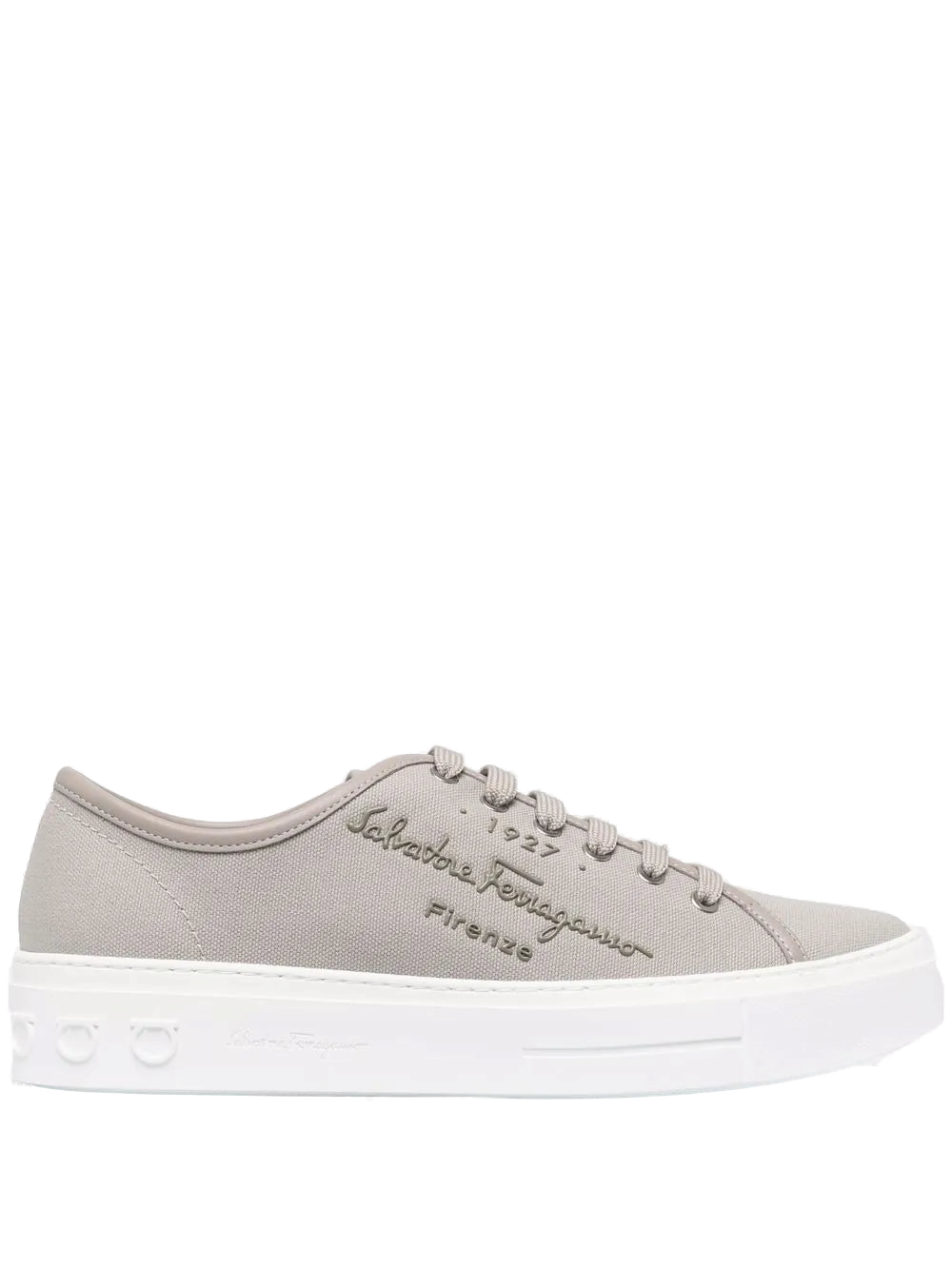 Ferragamo Mediterr Sneaker — Gray