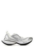 Balenciaga Mesh and Leather Athletic Sneaker — White