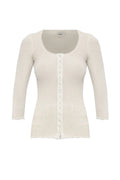 Chloé Ribbed Cotton Jersey Bodysuit — White