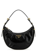 Prada Patent Leather Shoulder Bag — Black