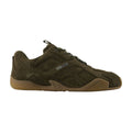 Versace Suede and Calfskin Sneaker — Khaki