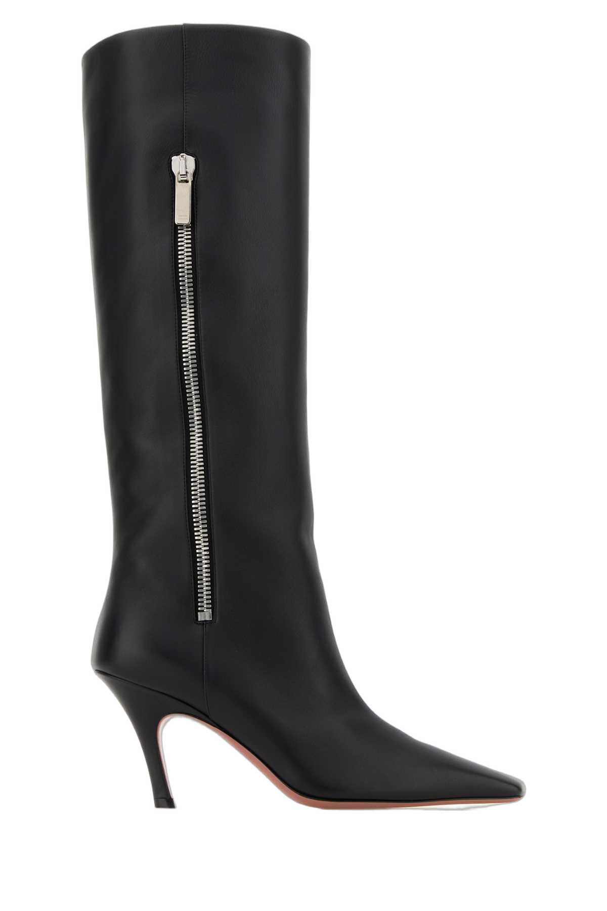 Amina Muaddi Mona Boot — Black