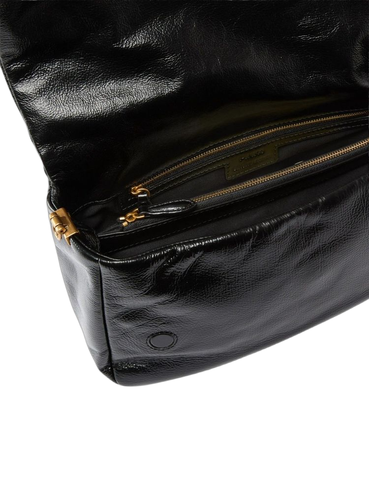 Pinko Click Shoulder Bag — Black
