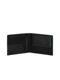 Cartera Piquadro de nailon reciclado - Negro