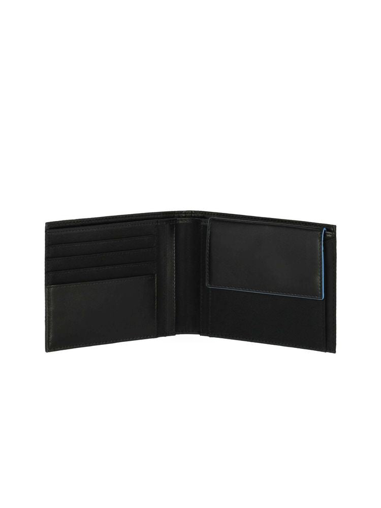 Piquadro Recycled Nylon Wallet — Black
