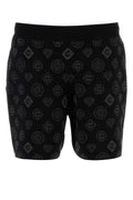Casablanca Logo-Jacquard Shorts — Black
