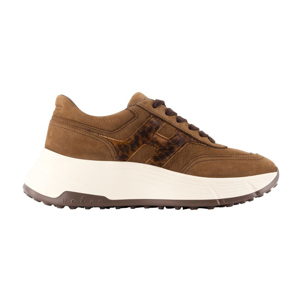 Hogan H669 Allacciato Sneaker — Brown