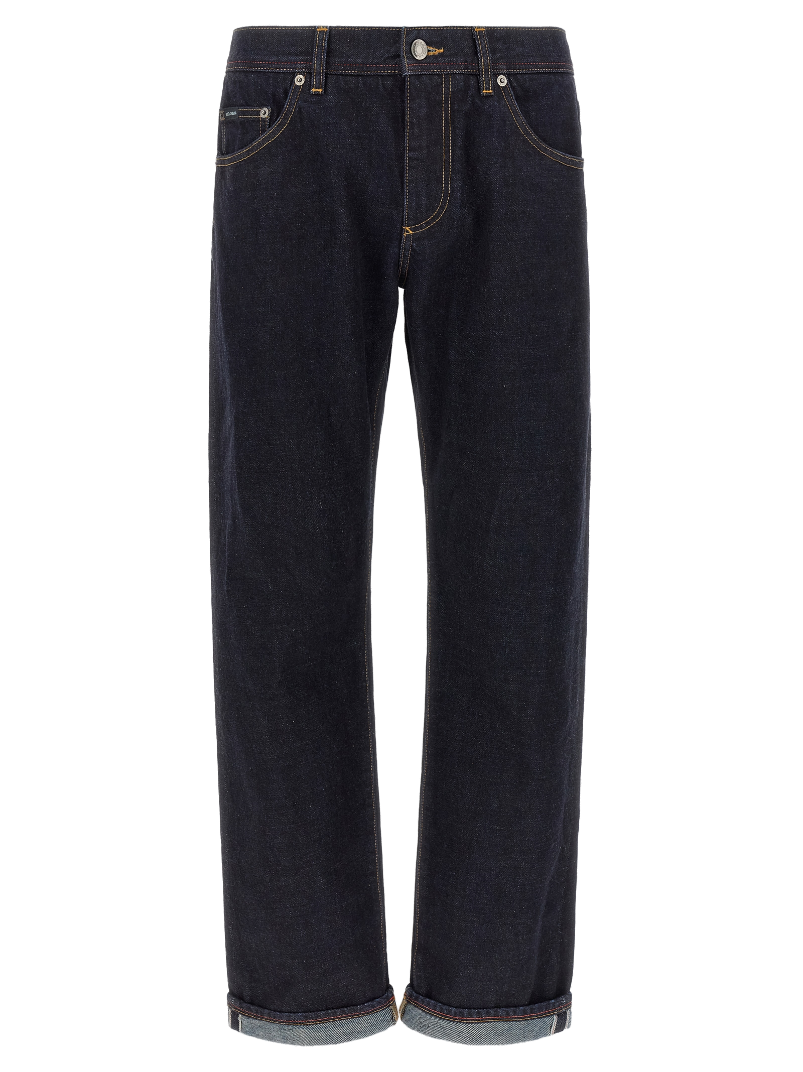Dolce & Gabbana Classic Five-Pocket Denim Jeans — Navy