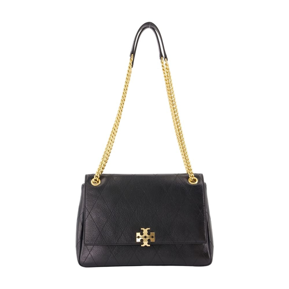 Tory Burch Charlie Shoulder Bag — Black