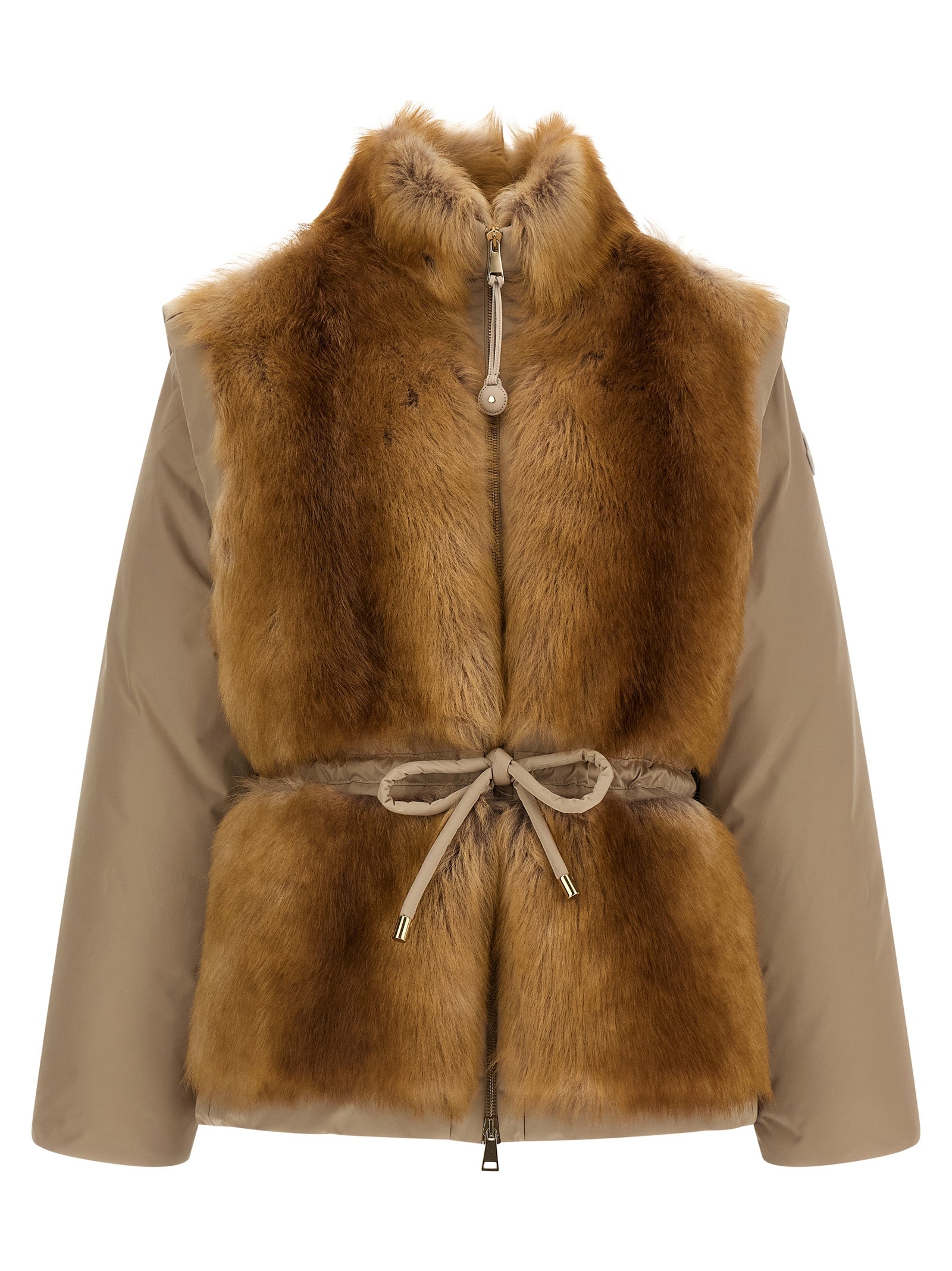 Moncler Blaireau Vest — Beige