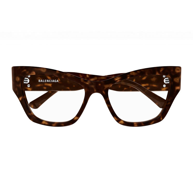 Balenciaga BB0362O002 Tortoiseshell Acetate Eyeglasses — Brown