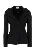 Alexander McQueen Tailored Wool Blazer — Black