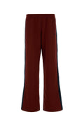 Alexander McQueen Contrast-Stripe Track Joggers — Red