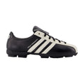 Y-3 Leather Color-Block Sneaker — Black