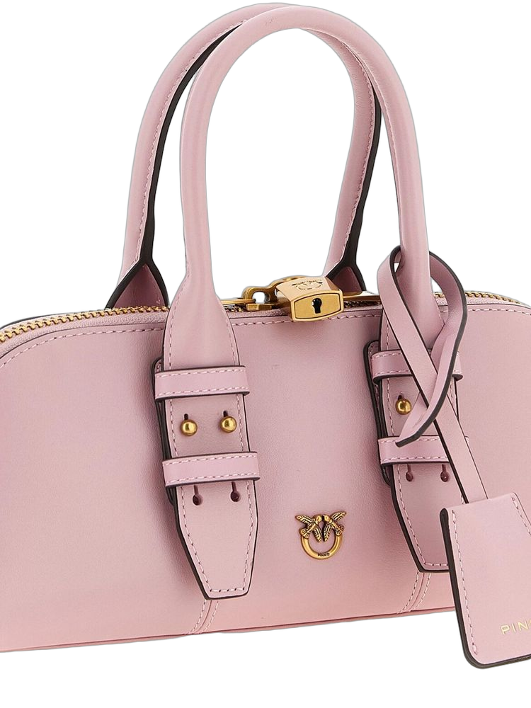 Pinko Escape Baguette Top Handle Bag — Pink