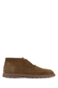 Tod's Suede Lace-up Flat — Brown