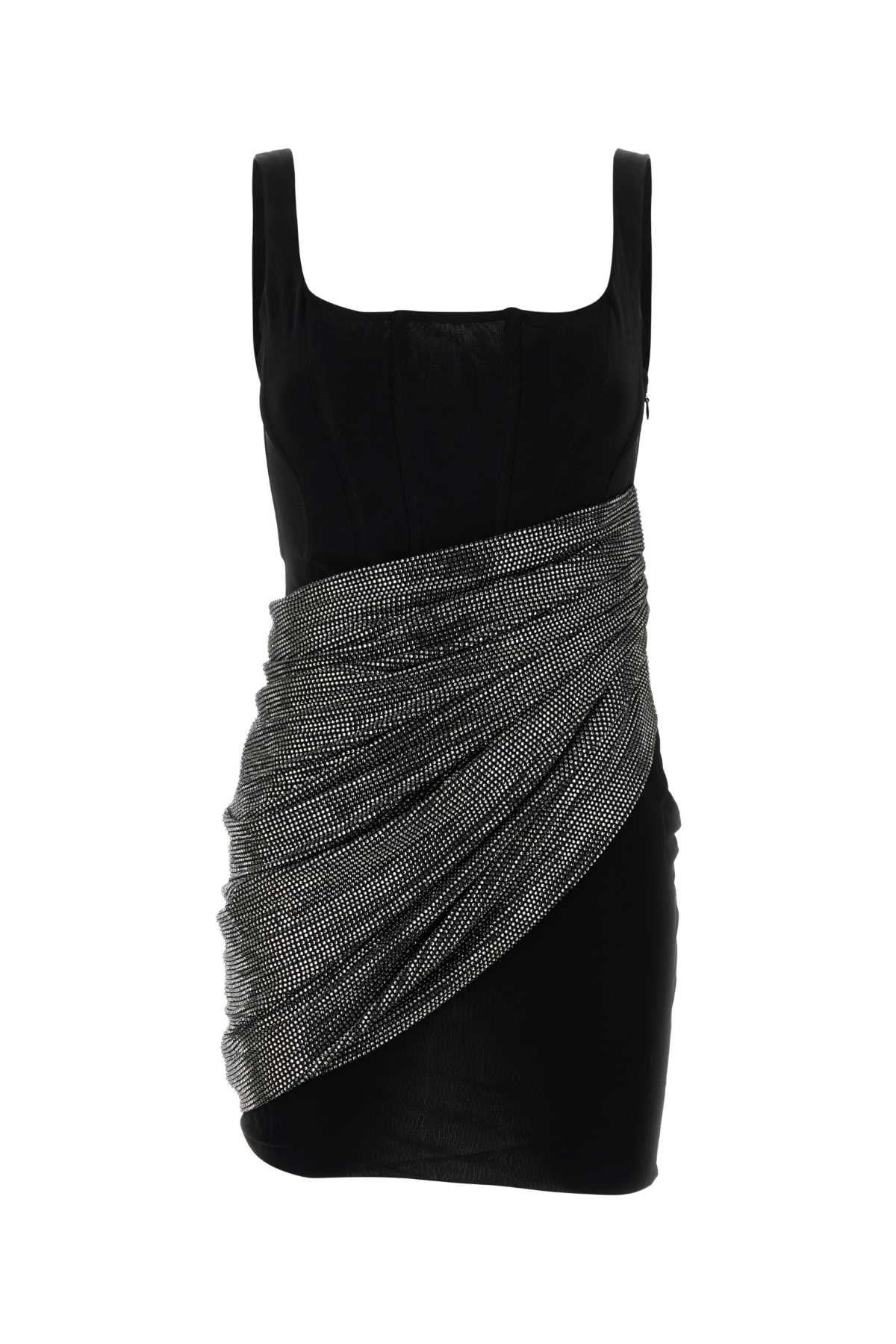 Giuseppe Di Morabito Embellished Asymmetric Dress — Black
