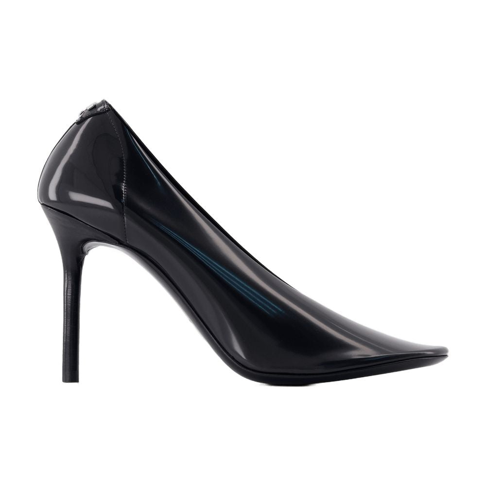Courreges PVC Stiletto Pump — Black