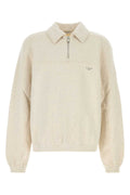 1989 Studio Half-Zip Cotton Sweatshirt — Beige