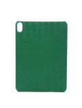 Bottega Veneta Woven Intrecciato Tablet Case — Green